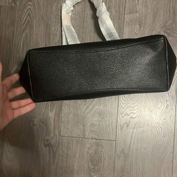 NWT Kate Spade black pebble leather tote Leila - Picture 5 of 8